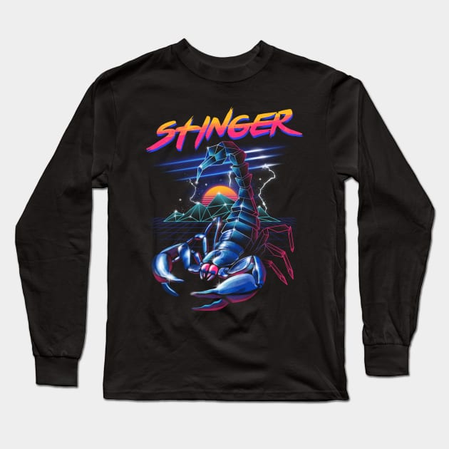 Stinger Long Sleeve T-Shirt by Vincent Trinidad Art